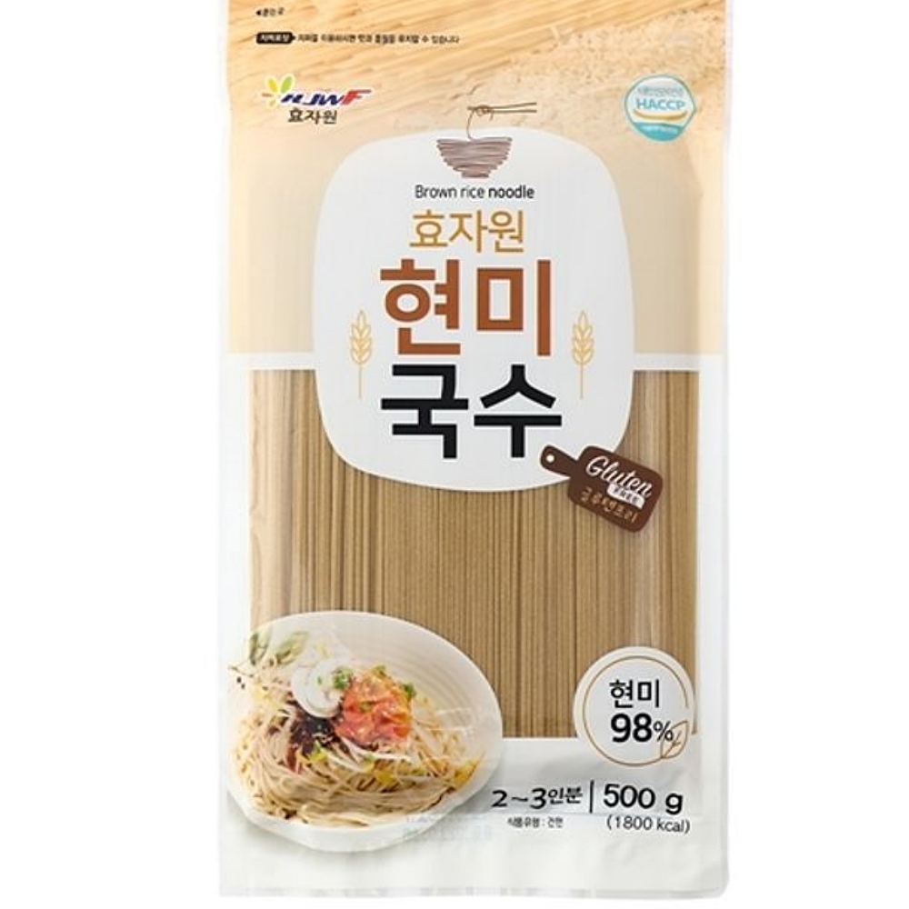 보리국수 국수랑 비빔국수 칼국수 스파게티랑 현미국수 500g 아침에국수 : 수앤서마켓2