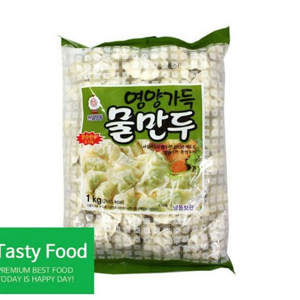 천일식품 냉동 만두 식품 물만두1kg 식자재 : 수앤서마켓2