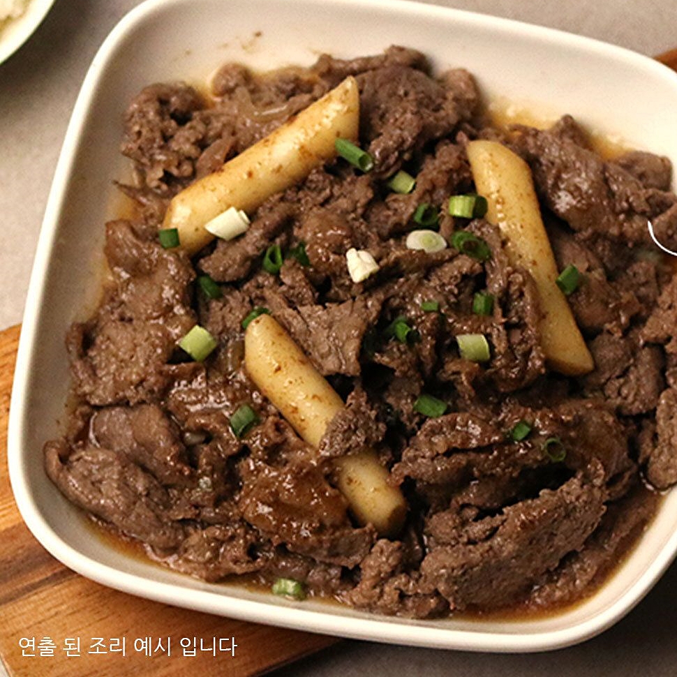양념고기 소불고기 불고기 양념육 간장 양념 250g 양념소불고기 : 수앤서마켓2