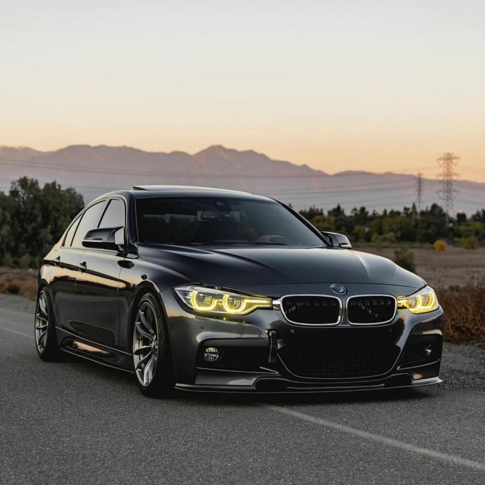 노란색 레몬 엔젤 아이 LED 보드 BMW F30 F35 320i 328i 330i 340i 용 LED 헤드라이트 주간 주행등 DRL : 구다5