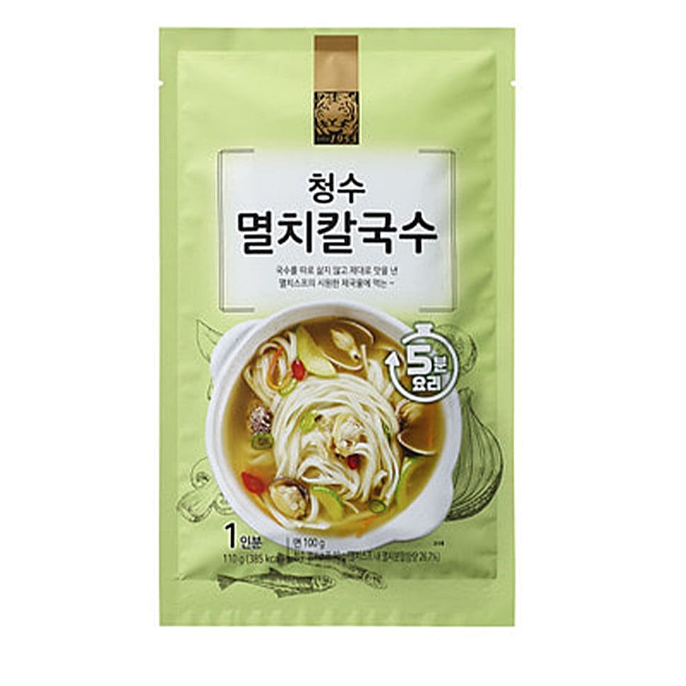 멸치국수 멸치 칼국수 청수 2인분 220g 15개 1박스 : 수앤서마켓2
