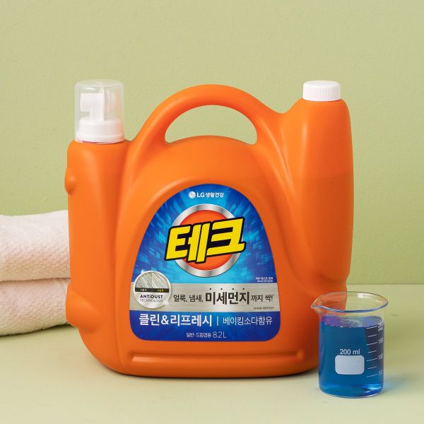 테크 클린&리프레쉬 액체세제 8.2L : 제이씨케이투