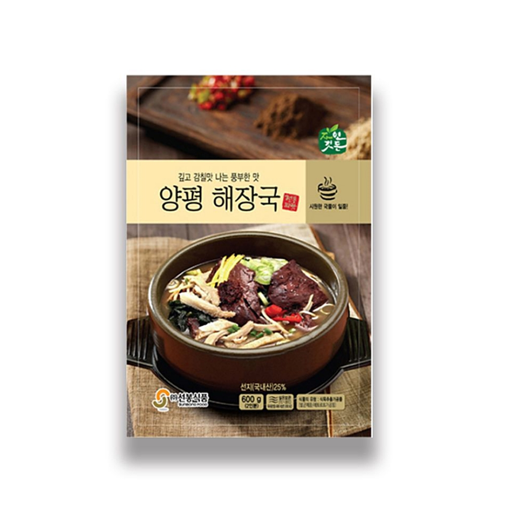 황태 자연깃든 콩나물 순대 양평해장국 600g 5개 돼지 : 수앤서마켓2