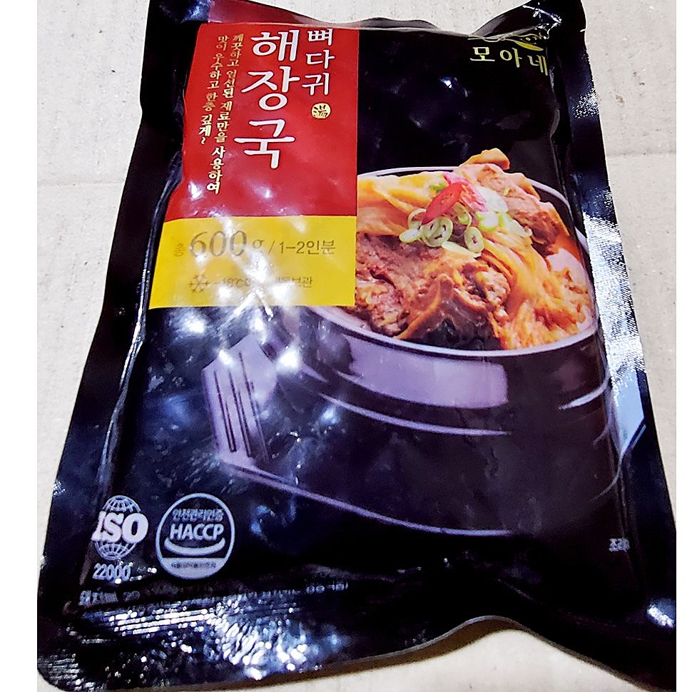 떡볶이 모아네 HMR 분식 뼈해장국 600g X15 : 수앤서마켓2