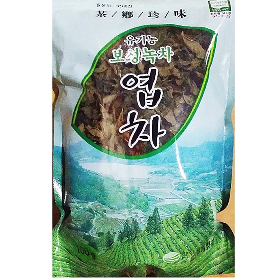 가공식품 녹차잎 잎녹차 기타차 보성 100g X20 녹차 : 수앤서마켓2