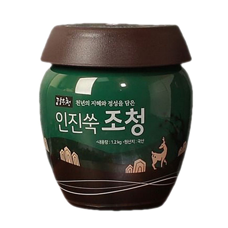 수제청 물엿 수능 담은청 인진쑥조청 1.2kg 엿 조청 : 수앤서마켓3