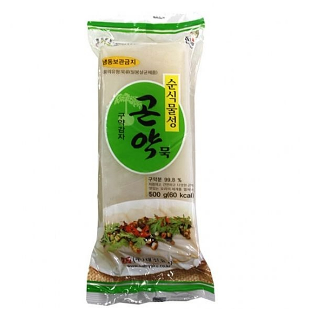 반찬 순식물성곤약묵500g 곤약묵 식재료 식자재 : 수앤서마켓2