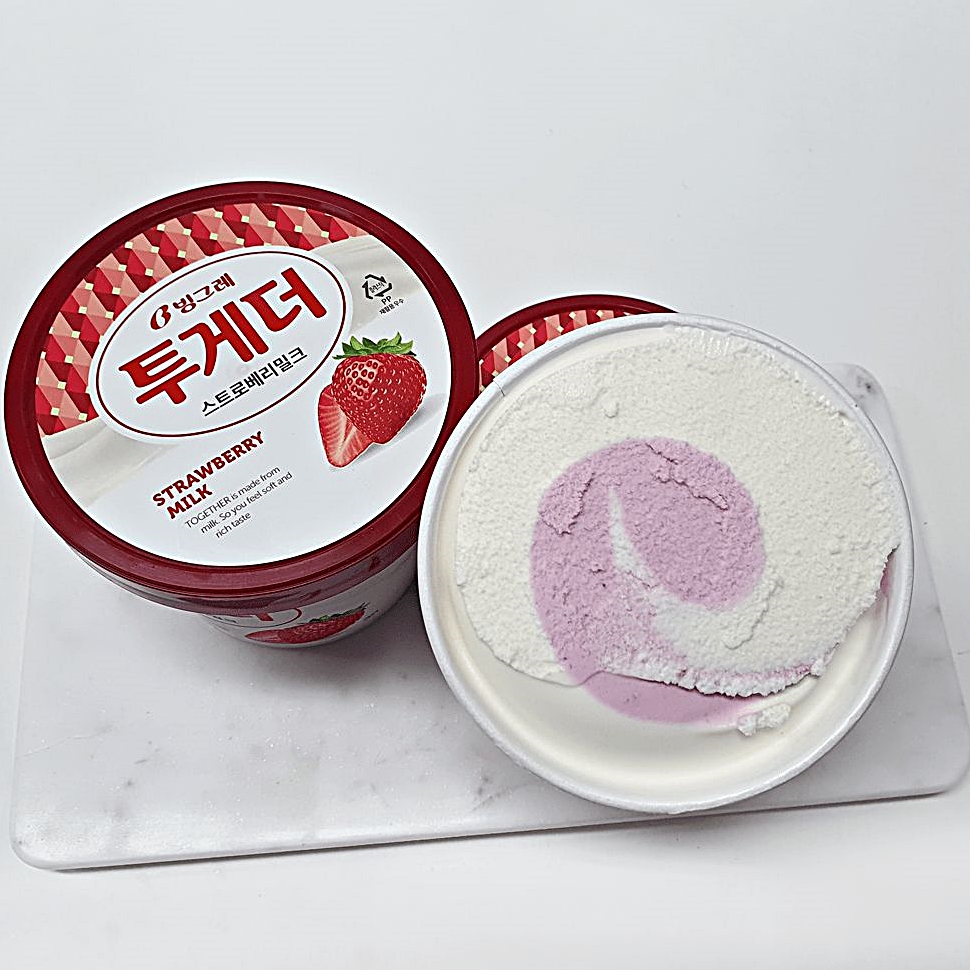 홈아이스크림 COOL 투게더 빙그레 딸기 6개 1박스 딸기맛아이스크림 : 수앤서마켓2