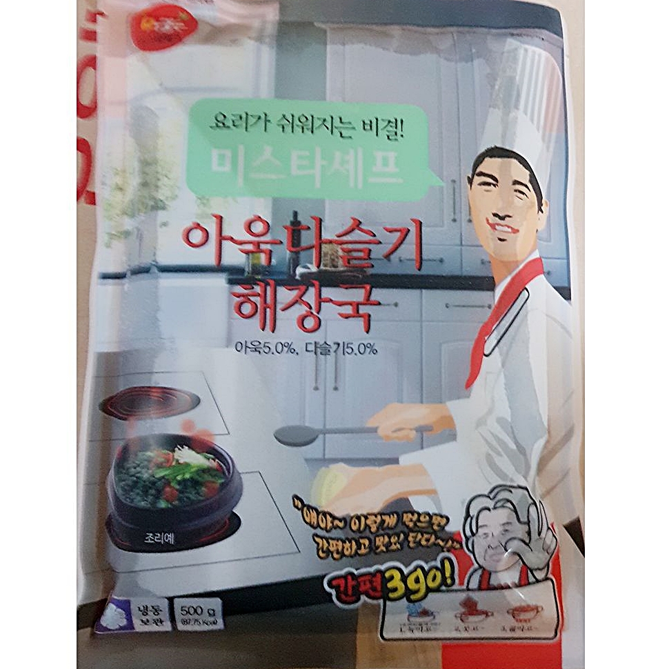 간편식 아욱다슬기해장국 술국 태종 500g X5 다슬기해장국 간 : 수앤서마켓2