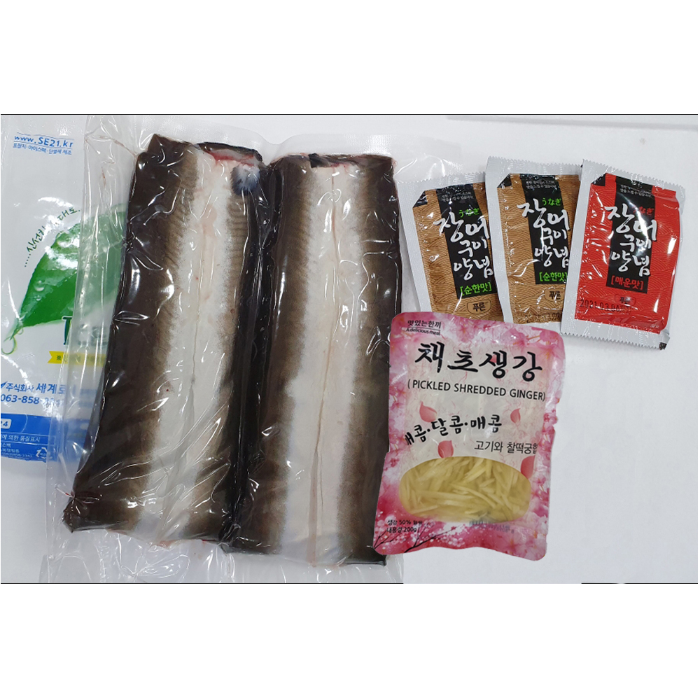 보아스장어 풍천민물장어 국내산 자포니카 1kg 손질 포장 : 보아스 장어