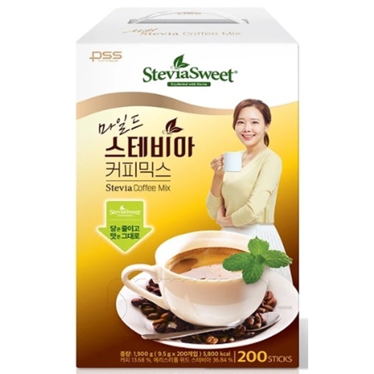 펄세스 스테비아 커피 믹스 마일드 9.5g x 200개 당과 칼로리제로 / 코스트코 : 힐링DIY마켓
