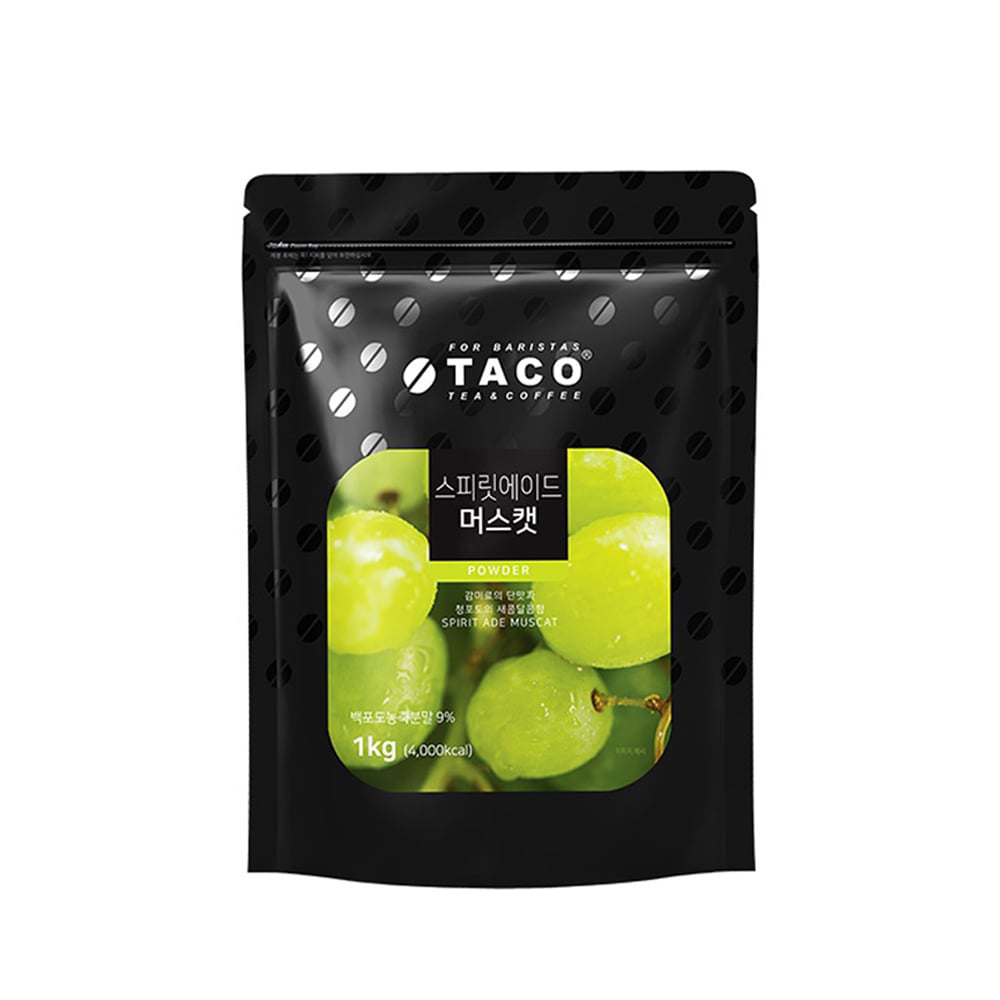 타코 스피릿에이드 머스캣 1kg 에이드 스무디 카페 : 에코팩