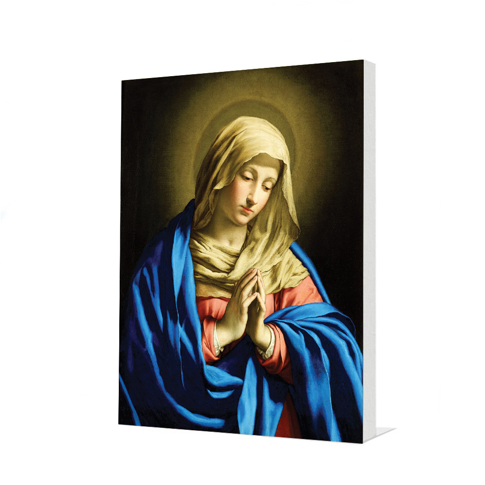 [캔버스액자] 사소페라토 - 기도하시는 성모 마리아 The Virgin in Prayer - 08x10inch (20.3x25.4x3cm) : 더벨라-홈갤러리