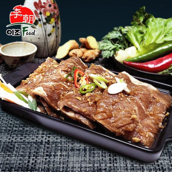 돼지 양념 갈비 4kg 10대 대용량 택배 왕구이 왕갈비 캠핑 고기 구이 숯불 불고기 주물럭 : i리빙