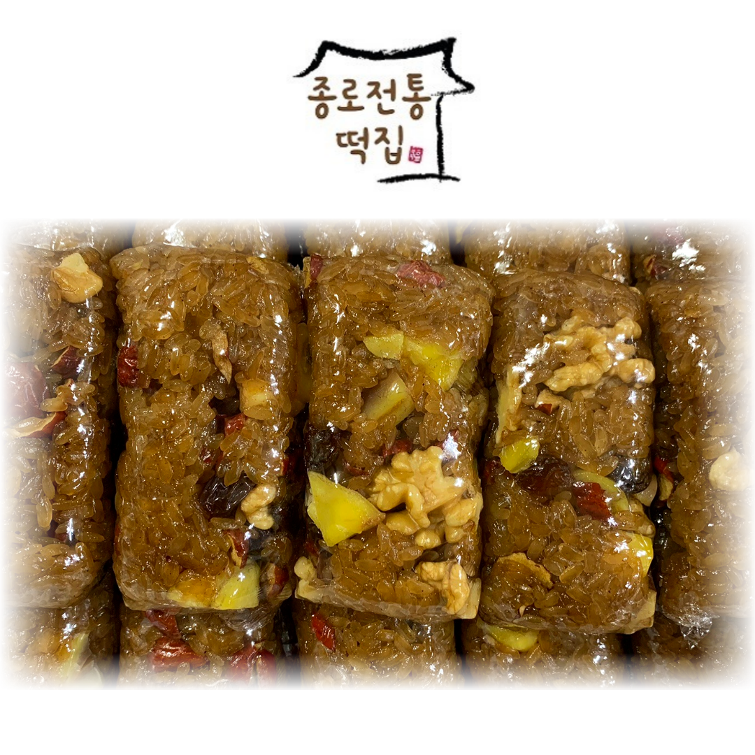 종로전통떡집 국산찹쌀 호두 영양 약밥 약식 1.5kg : 종로전통떡