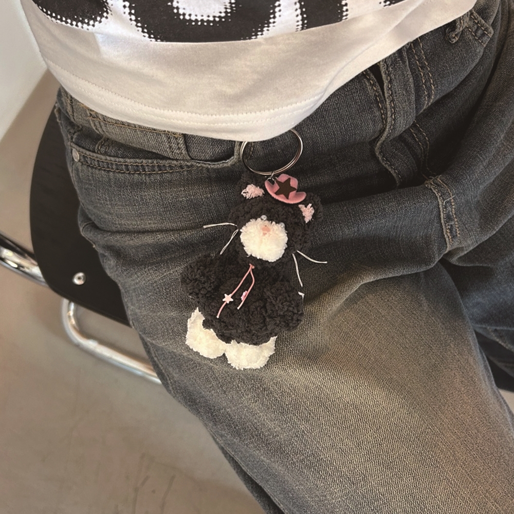 (모하나패밀리) 카우몽 인형키링 : 모하나패밀리