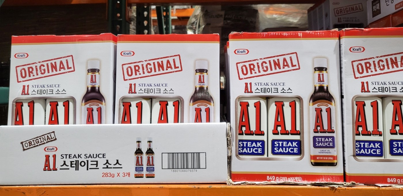 크래프트 A1 스테이크 소스 283G X 3병 코스트코 바베큐소스 에이원 : 어니언마트