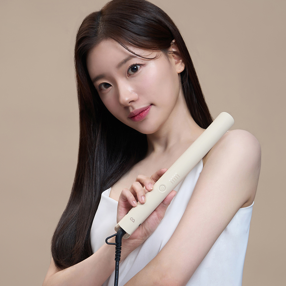 오아 베이직 판 고데기 매직기 세라믹 앞머리 헤어 미용실 웨이브 고대기 : 오아스토어