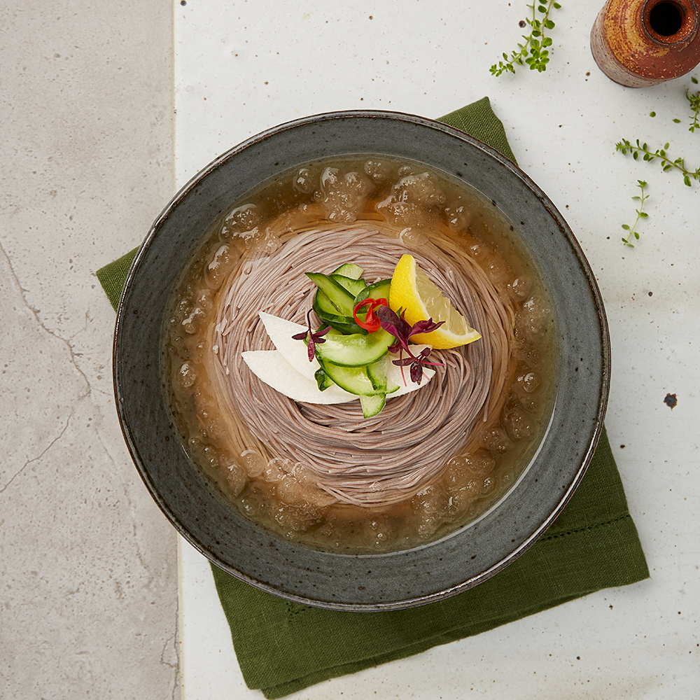 [청수식품공식스토어] 청수 메밀이좋아/육수포함 280g (2인분) : 청수식품
