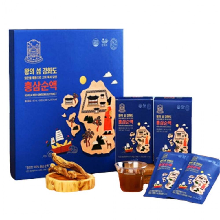 고려홍삼원 왕의 섬 강화도 홍삼순액 50ml 30포 사포닌 추석 거래처 명절 선물 : 비히어로