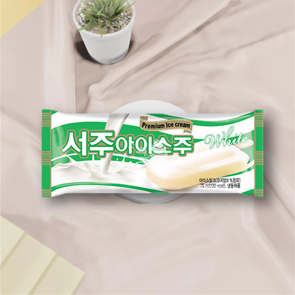서주아이스주 40개 우유맛 서주 옛날 아이스크림 대용량 간식 편의점 택배 : 모레가