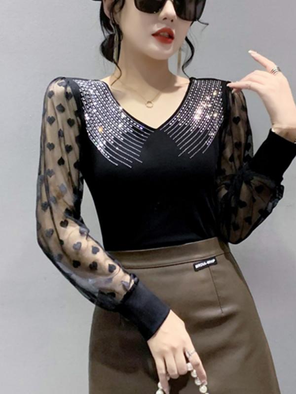 라인 댄스복 상의 라틴 줌바 방송댄스 슬림핏 셔츠 QQU08 : 정말 조아
