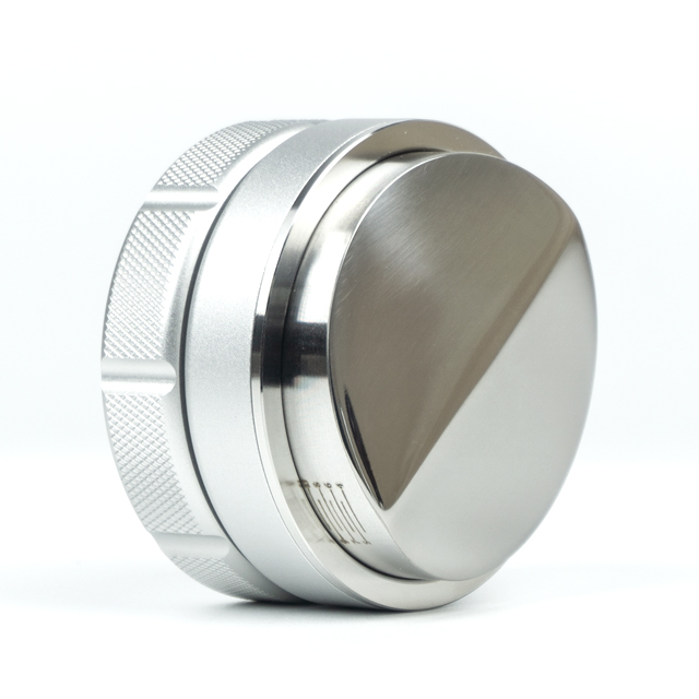 커피 디스트리뷰터 58.4mm V형 고급형 눈금형 템퍼 레벨링툴 도징툴 탬퍼 : 커피홀니스