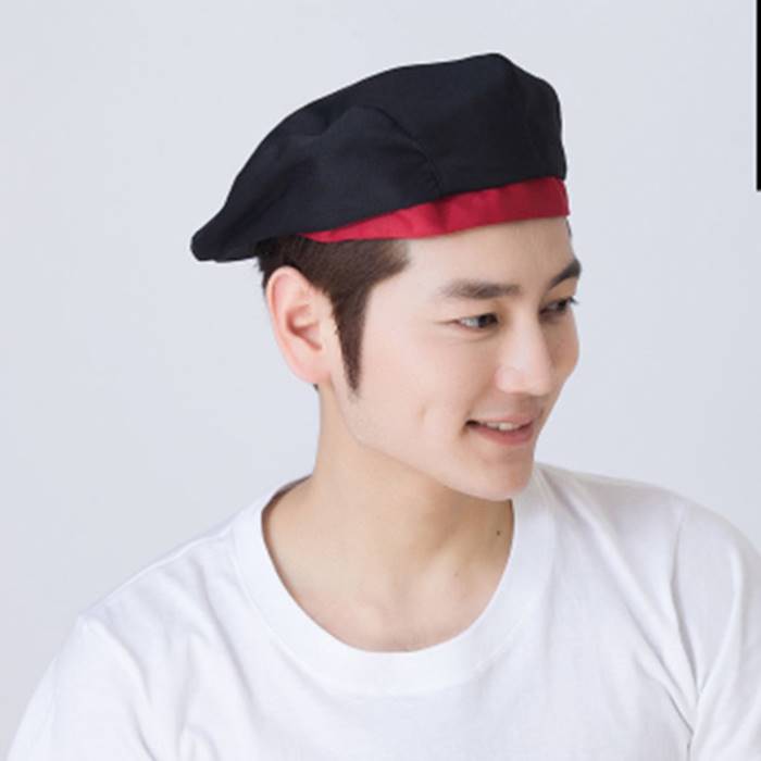 카페 베레모 요리두건 주방 조리 위생 쉐프 모자 머리스카프 서빙모자 양식 일식 제빵 : 비앤채