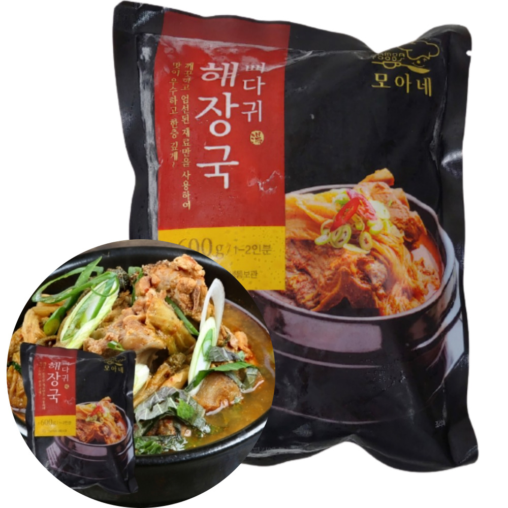 다모아 모아네 뼈해장국 600g 뼈다귀 해장국 가정용 식당용 업소용 : 텃골푸드