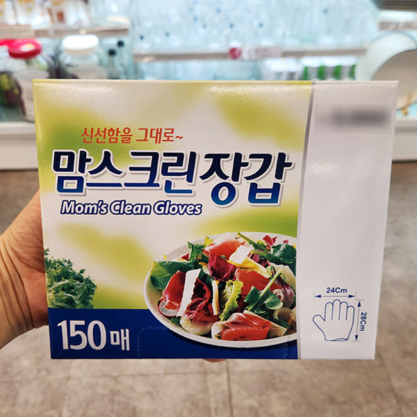 맘스 크린 장갑 150매 x 3개 : 내일배송샵