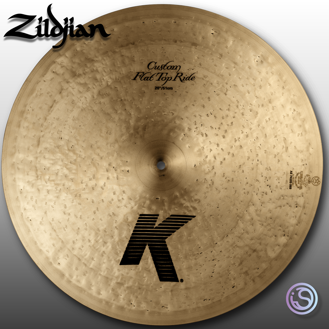 ZILDJIAN K CUSTOM FLAT TOP RIDE 질젼 케이 커스텀 라이드 심벌 : 소네시스