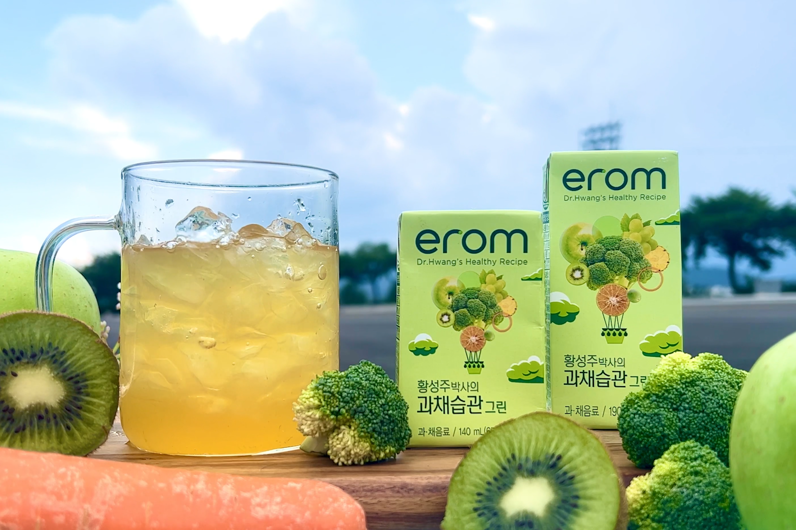 이롬 마시는샐러드 샐러리주스 황성주 과채습관 그린 140ml 48팩 : 다운상회