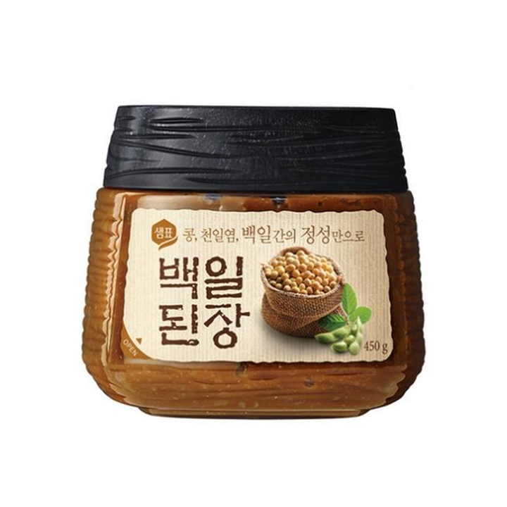 샘표식품 백일된장 450g X 2개 : 담터다방