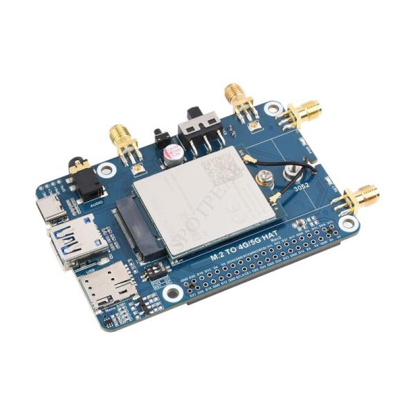 라즈베리 파이 EM060K-GL LTE Cat 6 통신 HAT LTE-A 글로벌 멀티 밴드 GPS GNSS 포지셔닝 : 오스모컴퍼니