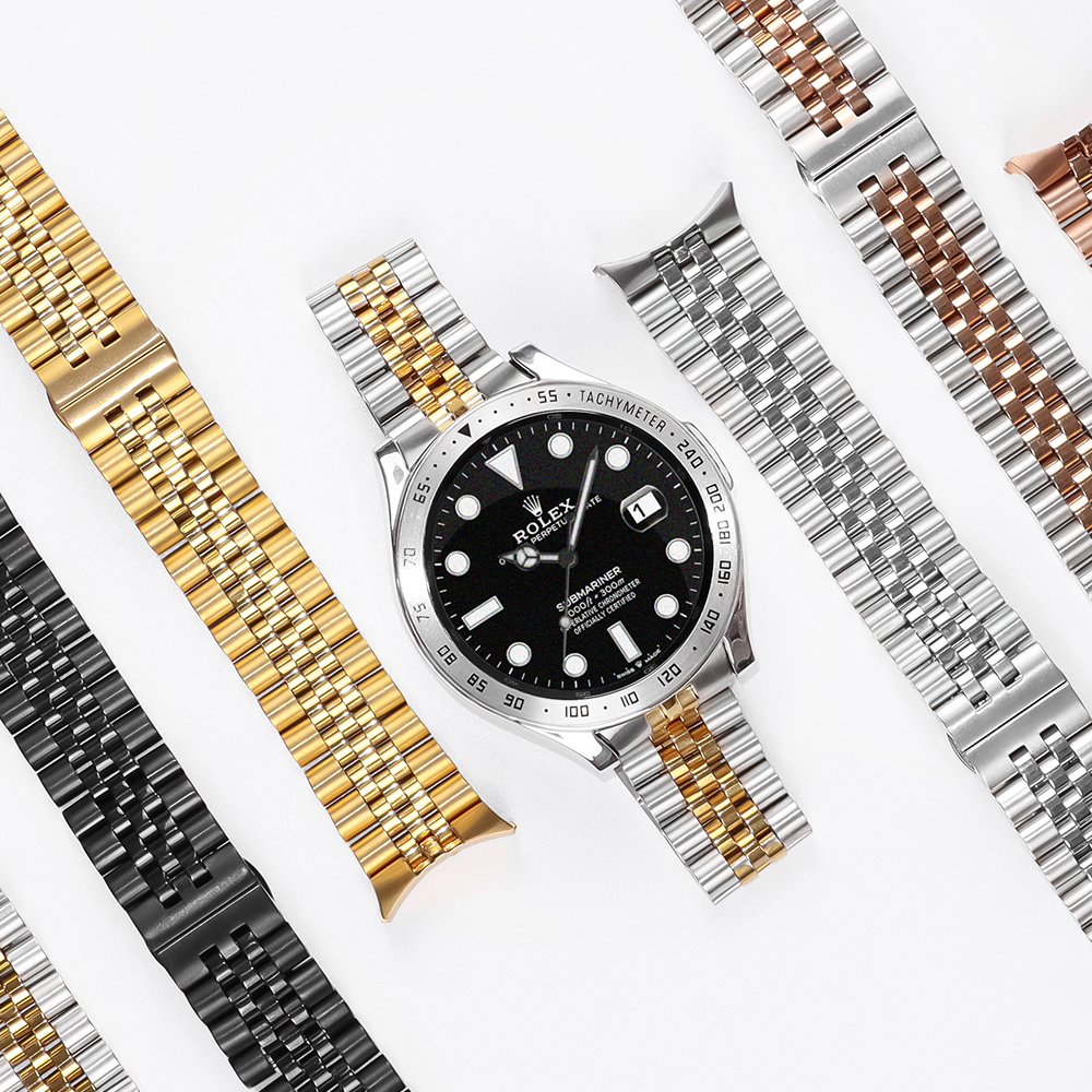 타임스토리 갤럭시워치6 호환 쥬빌레 메탈 날개형 스트랩 클래식 47mm 43mm 44mm 40mm : 타임 스토리