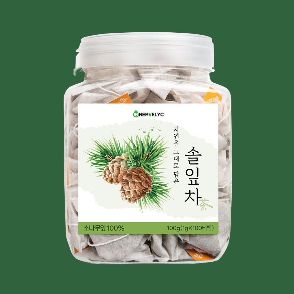 이너블릭 향좋은 솔잎 차 100티백 효능 생분해필터 외 23종 : 바른약초