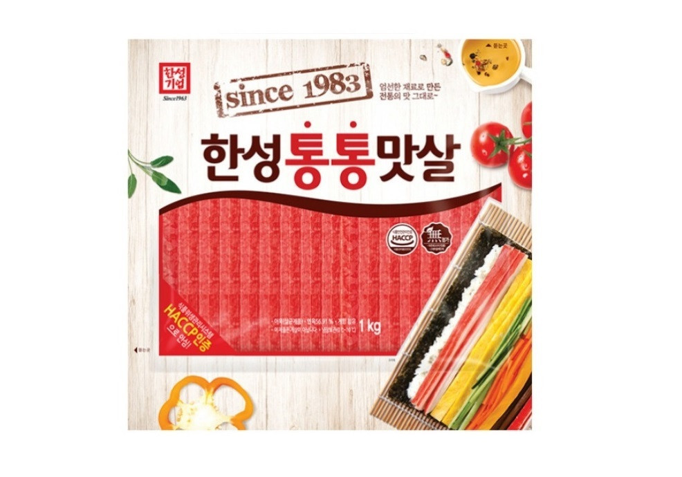 [한성기업]통통맛살 1kg 식자재 업소용 김밥재료 : 노마진푸드몰