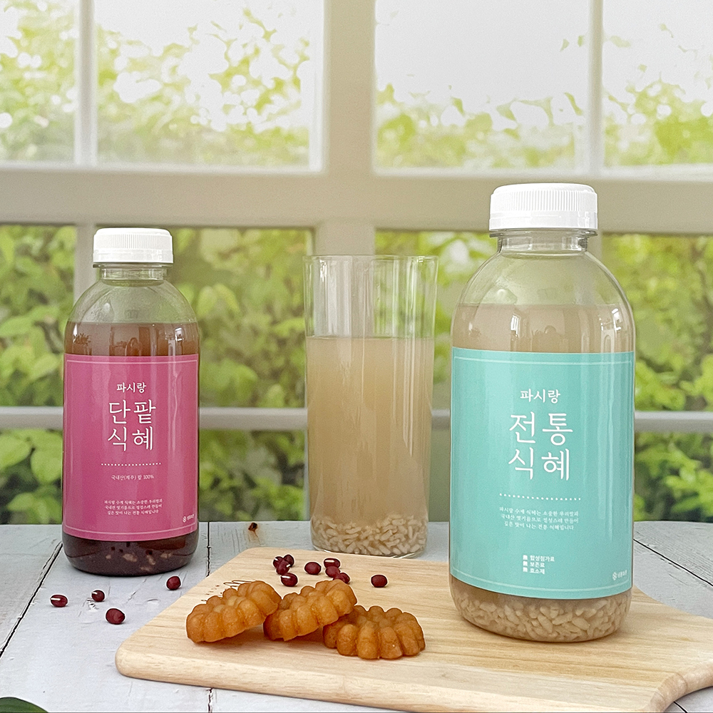 파시랑 수제식혜, 국내산 특질금 단팥 식혜 전통 냉동 건강 발효음료 : 제주살레마켓