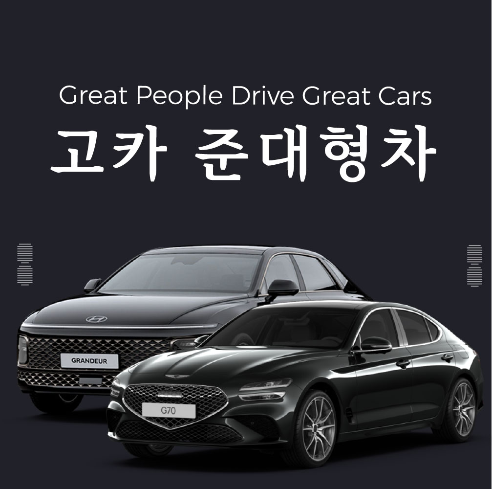 준대형차 여수렌트카 (공항 터미널 여천역 엑스포역) : 고카