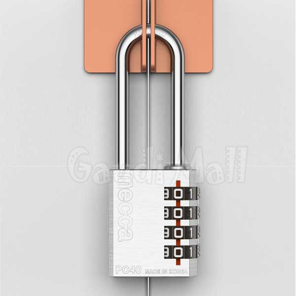 메카 썬클래식 PC40L 긴고리 자물쇠 다이얼 번호 열쇠 : 원키장식몰