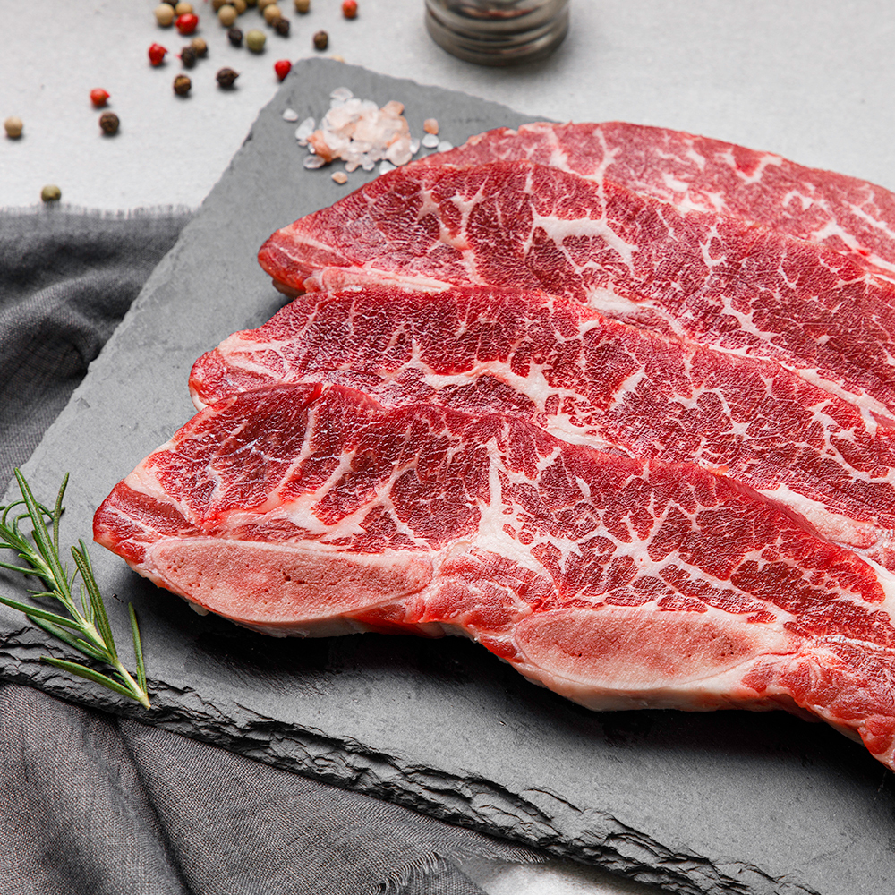 LA갈비 소갈비찜 엘에이갈비 블랙앵거스 꽃갈비 소고기 1kg : 미트포테이블