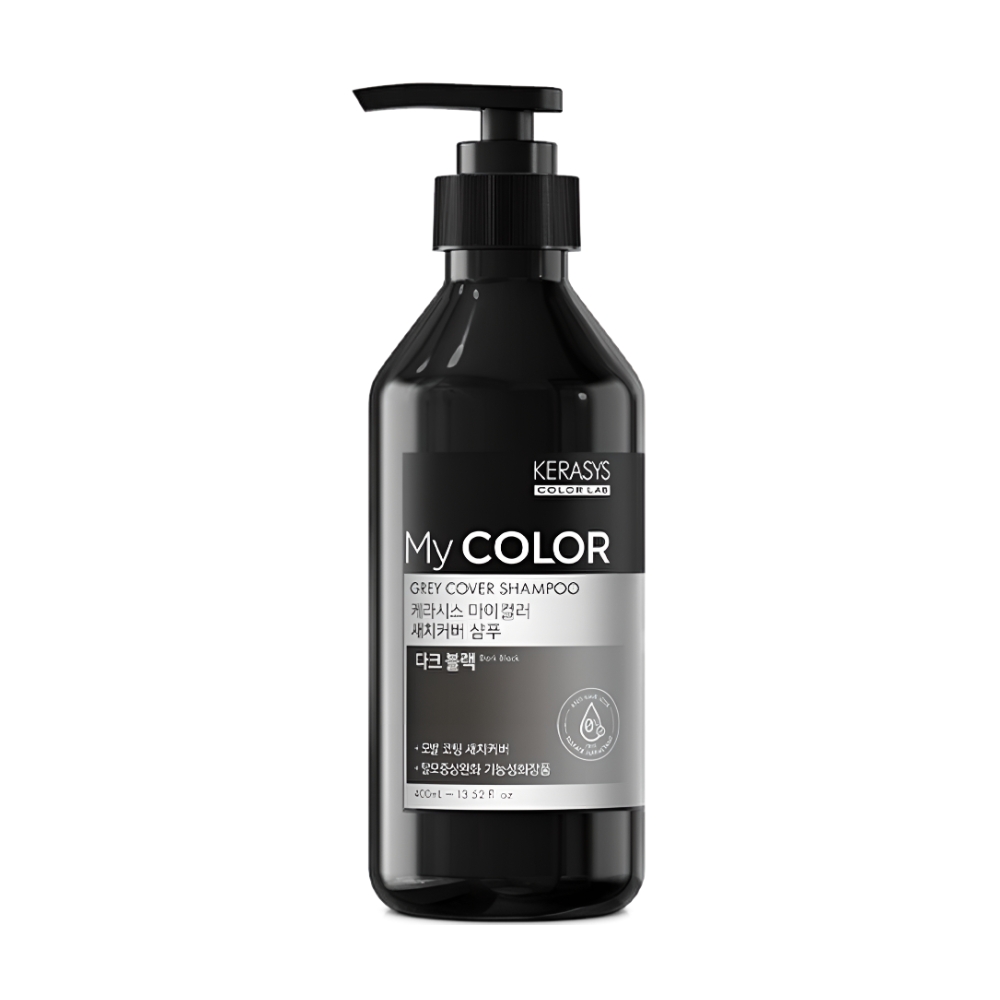 케라시스 마이컬러 새치커버 샴푸 다크 블랙 400ml : 보현스토어