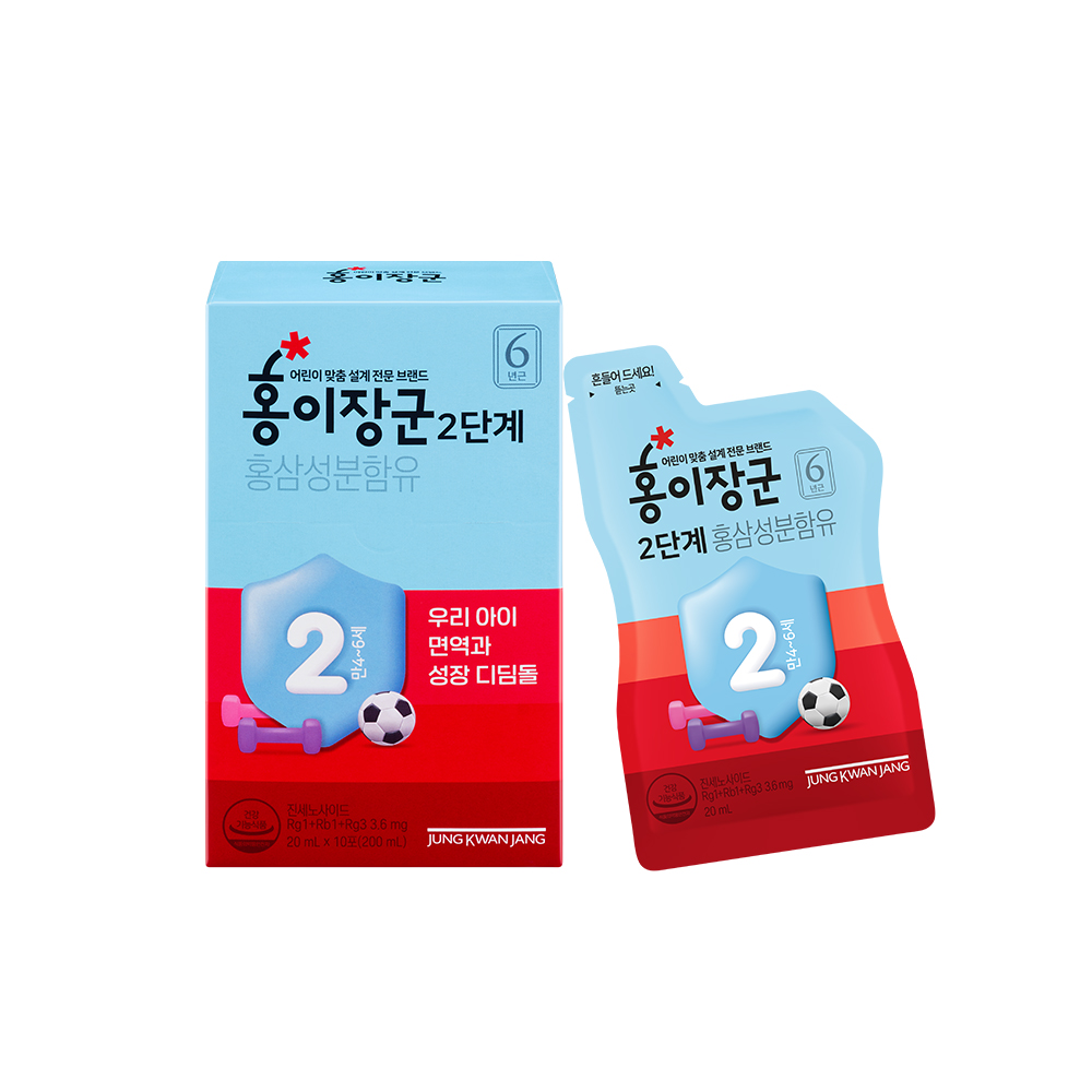 정관장 홍이장군 2단계 만 4-6세 어린이 홍삼 : 정관장브랜드스토어