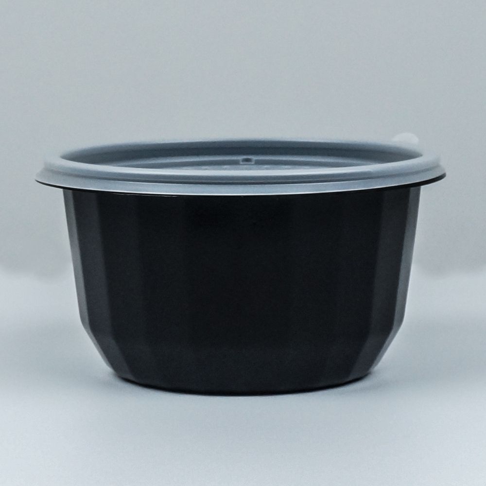 삼계탕 국밥용기 JB212 검정-400개 냉동밥보관 전자레인지사용가능 비빔밥용기 : 맛을 담는 용기