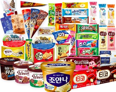 설레임 쿠키앤크림 드라이아이스 가득 롯데 아이스크림 12개 쿠앤크 아이들 회사 사무실 간식 : 아이스크림 천국