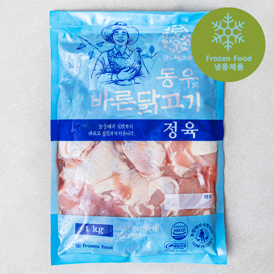 동우 바른닭고기 부분육 정육 1kg 진공 냉동 : 동우 바른닭고기