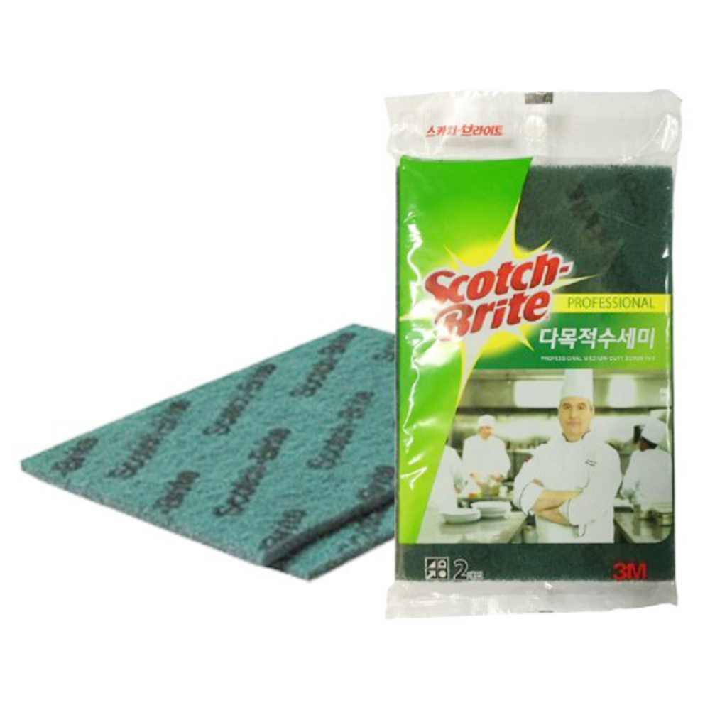 업소용 거친 수세미 초록 프라이팬 녹색수세미 까칠까칠 : 람지마트