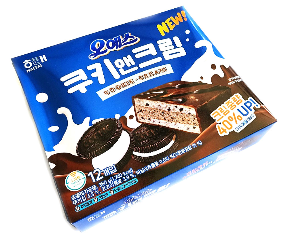 해태제과 오예스 쿠키앤크림(12입) 360g : 과자파는가게DH몰