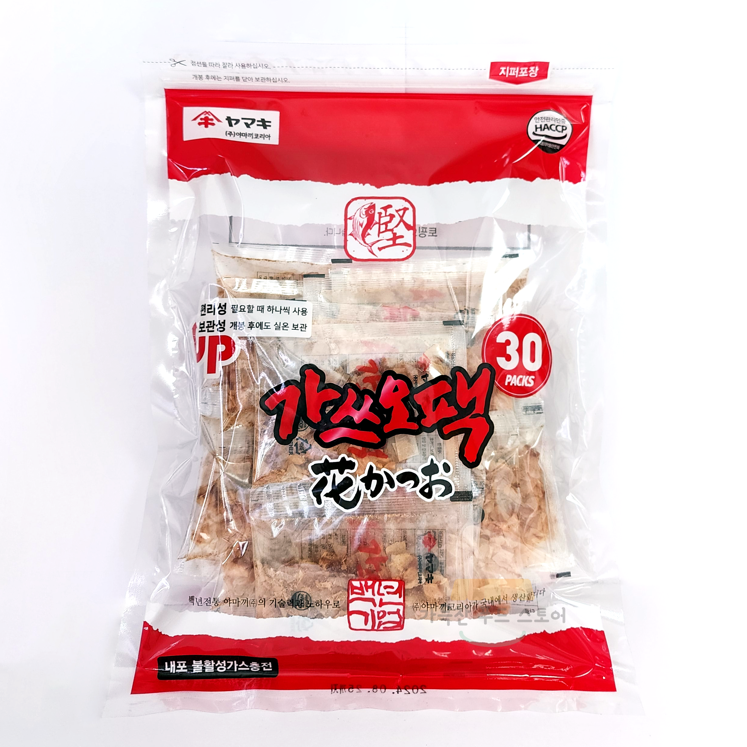 야마끼코리아 가쓰오부시 가쓰오팩 30g (1g x 30개입) 오코노미야끼 야끼소바 : 가득찬 푸드스토어