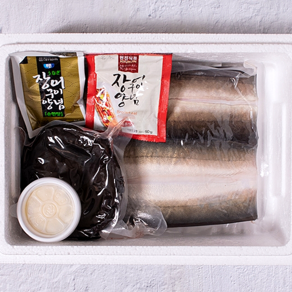 [한정인하] 국내산 생물 특왕 민물장어 1kg 캠핑 숯불 구이 : 온 계절